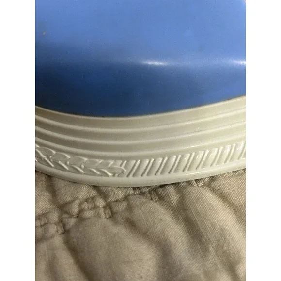 Bulova Resin Dolly Madison White And Blue Collection Box Box Only - Picture 5 of 13